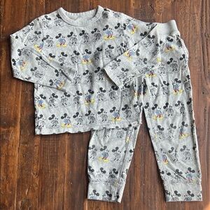GAP x Disney Mickey Mouse Gray Matching Set